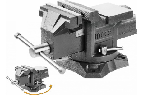 Купить Поворотные тиски с наковальней INGCO 200мм HBV088 фото №2