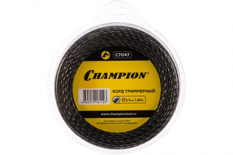 Купить Леска CHAMPION Tri-twist 2,7*60 м (витой треугольник)   C7047 фото №3