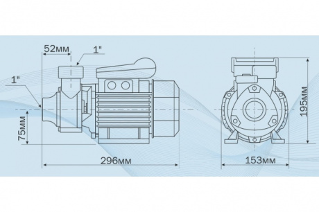 Купить Насос вихревой AQUARIO ADB-60 ABS фото №5